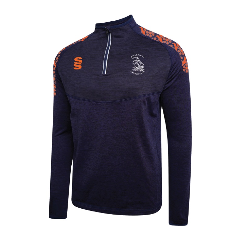 1/4 Zip Dual Performance Top : Navy