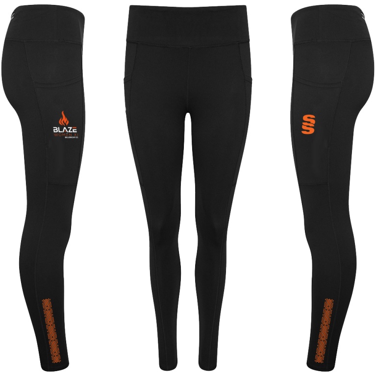 Performance Full Length Leggings : Black