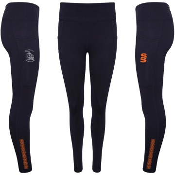 Performance Full Length Leggings : Navy